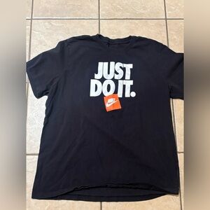 Nike‎ Black 'Just Do It' T-Shirt